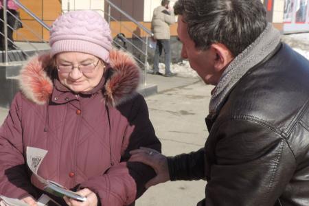 Ивановская область. Коммунисты и комсомольцы провели пикет «Правительство Медведева – в отставку!»