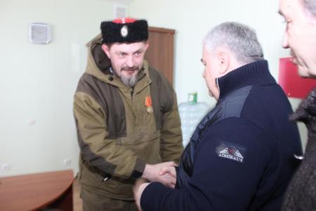 Делегация коммунистов во главе с К.К. Тайсаевым посетила с гуманитарным визитом Донецкую и Луганскую Народные Республики