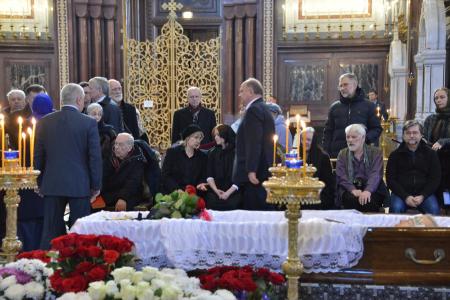 "Ушел из жизни один из самых гениальных писателей и граждан нашей страны". Г.А. Зюганов принял участие в церемонии прощания с В.Г. Распутиным