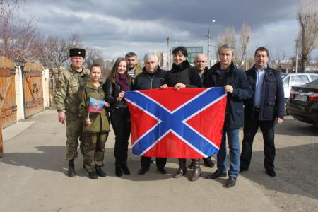 Делегация коммунистов во главе с К.К. Тайсаевым посетила с гуманитарным визитом Донецкую и Луганскую Народные Республики
