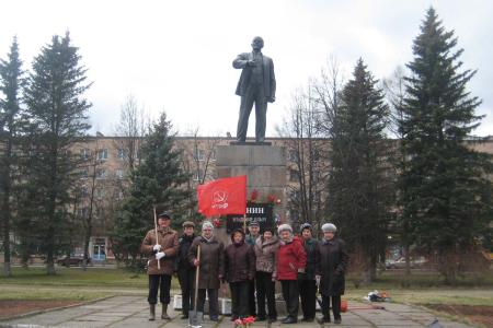 Ленинградская область. 145-я годовщина  со Дня рождения вождя российского пролетариата
