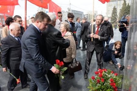 Новосибирск. Коммунисты почтили память Владимира Ильича Ленина