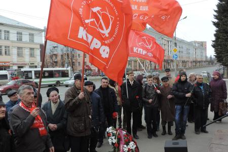 В Иваново прошли торжественные мероприятия, посвященные 145-ой годовщине со дня рождения В.И. Ленина