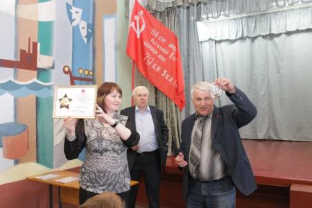 Псковская область. Ученики Тямшанской гимназии встретились с представителями общественной организации «Дети войны»