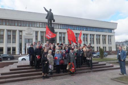 Калужские коммунисты продолжают борьбу против переноса памятника В.И. Ленину