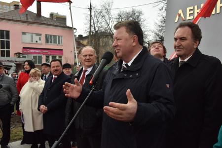 Председатель ЦК КПРФ Г.А. Зюганов посетил подмосковный город Королев