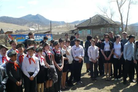 Республика Алтай. В селе Чёрный Ануй открыт памятник В.И. Ленину