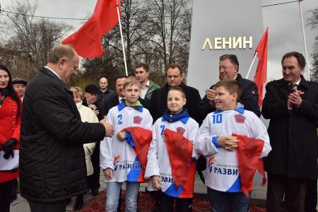 Председатель ЦК КПРФ Г.А. Зюганов посетил подмосковный город Королев