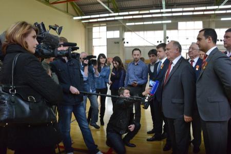 Г.А. Зюганов принял участие в торжественном открытии Всероссийского турнира по мини-футболу среди региональных команд КПРФ