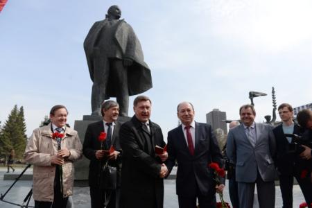 Новосибирск. Коммунисты почтили память Владимира Ильича Ленина