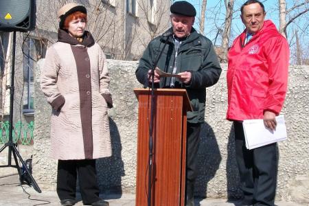 Курганская область. Митинг в районном центре Мокроусово 