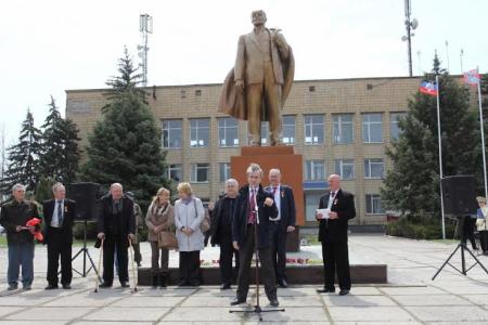Делегация КПРФ приняла участие в открытии памятника В.И. Ленину на Донбассе