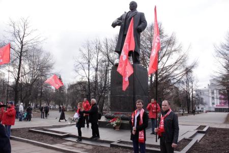 Пермские коммунисты отметили 145-ю годовщину со Дня рождения Владимира Ильича Ленина