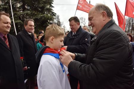 Председатель ЦК КПРФ Г.А. Зюганов посетил подмосковный город Королев