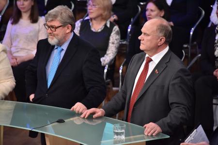 Г.А. Зюганов выступил в программе «Политика» на Первом канале 