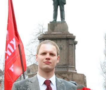 Самара. Возложение цветов в 145-ю годовщину со дня рождения В.И. Ленина