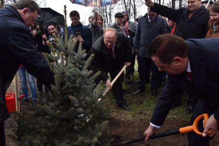 Председатель ЦК КПРФ Г.А. Зюганов посетил подмосковный город Королев