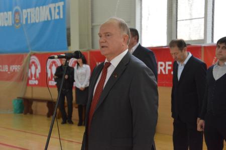 Г.А. Зюганов принял участие в торжественном открытии Всероссийского турнира по мини-футболу среди региональных команд КПРФ