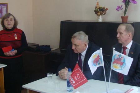 Ивановская область. Депутаты-коммунисты А.А. Пономарев  и В.В. Кленов встретились с избирателями Кинешмы