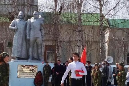 Саратовская область. Эстафета Знамени Победы