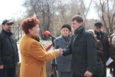 В Тюмени прошёл митинг, посвящённый 145-ой годовщине со дня рождения В.И. Ленина