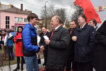 Председатель ЦК КПРФ Г.А. Зюганов посетил подмосковный город Королев