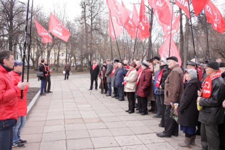 Пермские коммунисты отметили 145-ю годовщину со Дня рождения Владимира Ильича Ленина