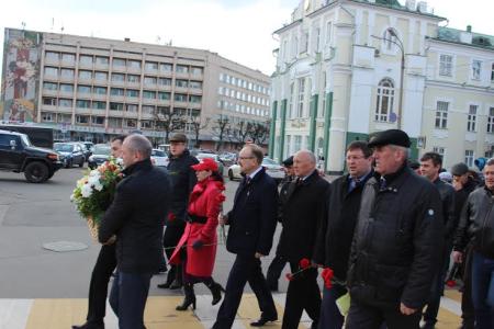 В Орле прошли торжественные мероприятия, посвященные 145-ой годовщине со дня рождения В.И. Ленина  