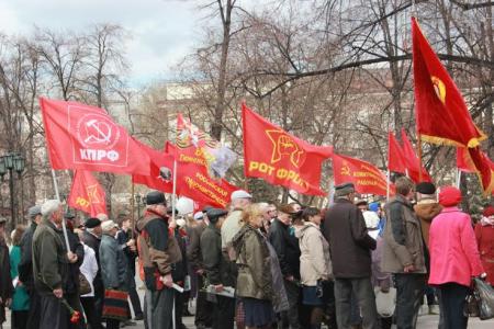 В Тюмени прошёл митинг, посвящённый 145-ой годовщине со дня рождения В.И. Ленина