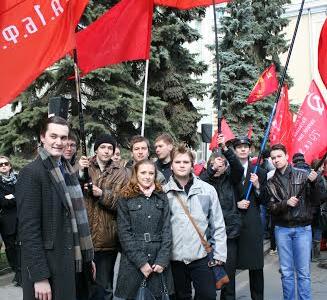 В Москве состоялась акция протеста возле посольства Украины