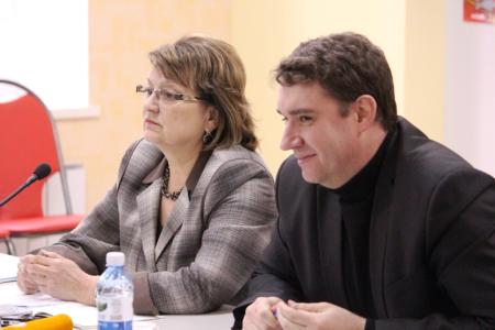О.Н. Алимова и А.Ю. Анидалов провели пресс-конференцию  в Саратове