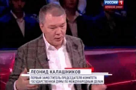 Л.И.Калашников в программе "Воскресный вечер с В.Соловьевым": Украина первая страна в Европе, где пытаются запретить коммунистическую идеологию