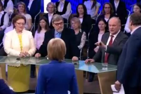 Г.А. Зюганов выступил в программе «Политика» на Первом канале 