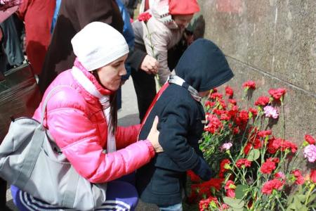 В Тюмени прошёл митинг, посвящённый 145-ой годовщине со дня рождения В.И. Ленина