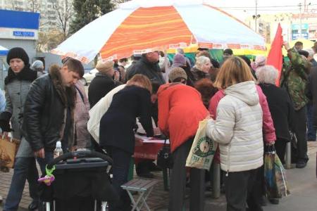 Нет - захвату первых этажей! Митинг в столичном районе Кузьминки