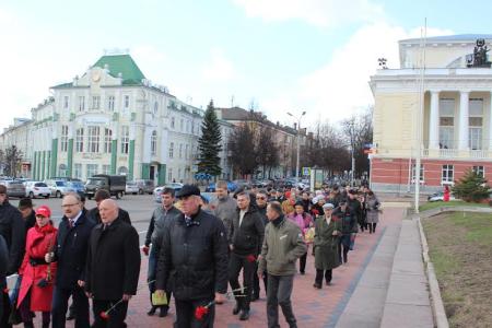 В Орле прошли торжественные мероприятия, посвященные 145-ой годовщине со дня рождения В.И. Ленина  