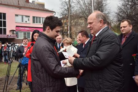 Председатель ЦК КПРФ Г.А. Зюганов посетил подмосковный город Королев