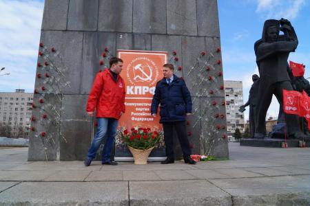 Нижегородские коммунисты провели митинги, посвященные 145-й годовщине со Дня рождения Владимира Ильича Ленина
