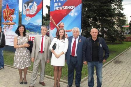 Рядом с тобою, Донецк! Казбек Тайсаев и Владимир Родин приняли участие в торжествах по случаю Дня независимости ДНР