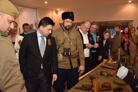 Г.А. Зюганов посетил Международный молодежный патриотический форум «Наследники победы» в подмосковной Истре