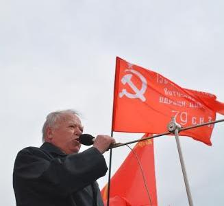 Первомайская демонстрация в Красноярске