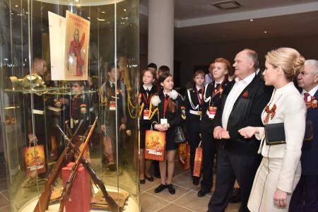 Г.А. Зюганов посетил Международный молодежный патриотический форум «Наследники победы» в подмосковной Истре