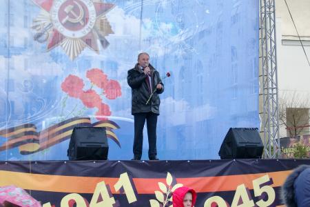 В.Н. Тетёкин: Холод и дождь не сорвали День Победы в Тюмени