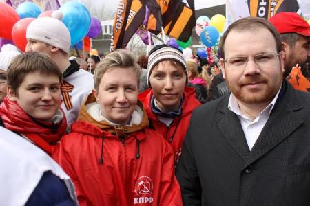 Первомай в Кузбассе! День международной солидарности трудящихся отметили коммунисты Кемеровской области