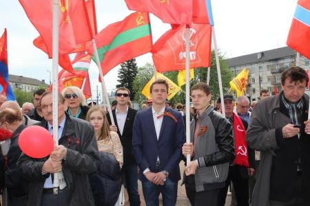 Первомайская демонстрация и митинг в Калининграде