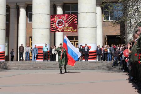 К.К. Тайсаев поздравил ветеранов и профессорско-преподавательский состав МАДИ с 70-летием Великой Победы