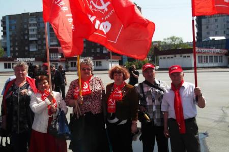 Кемеровская область. Новокузнецкие коммунисты провели митинг за установку бюста Сталина в городе