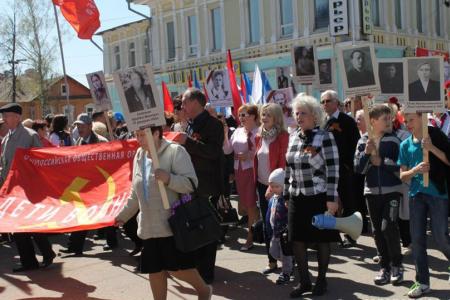 Ивановская область. Праздник Победы прошел в Кинешме