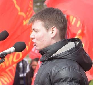 Первомайская демонстрация в Красноярске