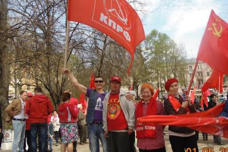 Псковская область. Первомайская демонстрация прошла в городе Воинской Славы Великие Луки